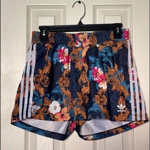 Multi-colored Adidas shorts